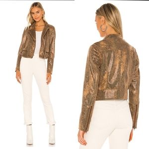 💯%FP Snake Skin Fenix Jacket in Black Combo